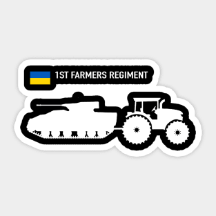 Ukraine Tractor Sticker